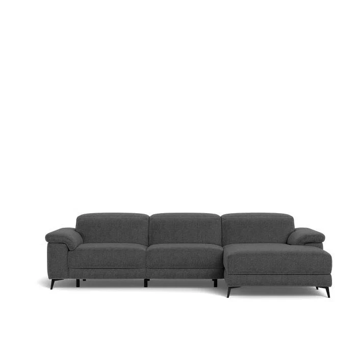 Tate 3 Seater Power Reclining Sofa with Chaise in Fabric - Image 20