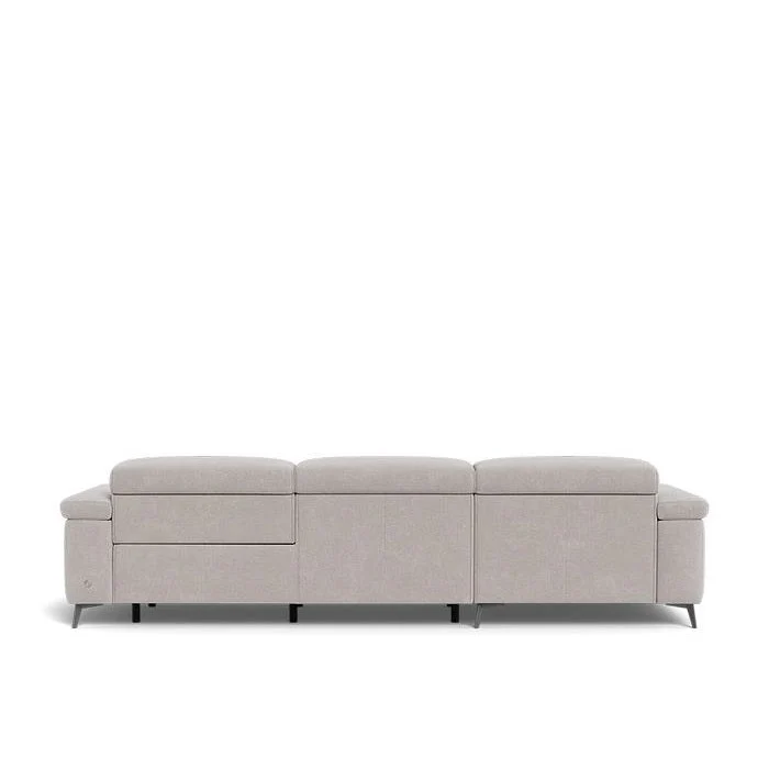 Tate 3 Seater Power Reclining Sofa with Chaise in Fabric - Image 22