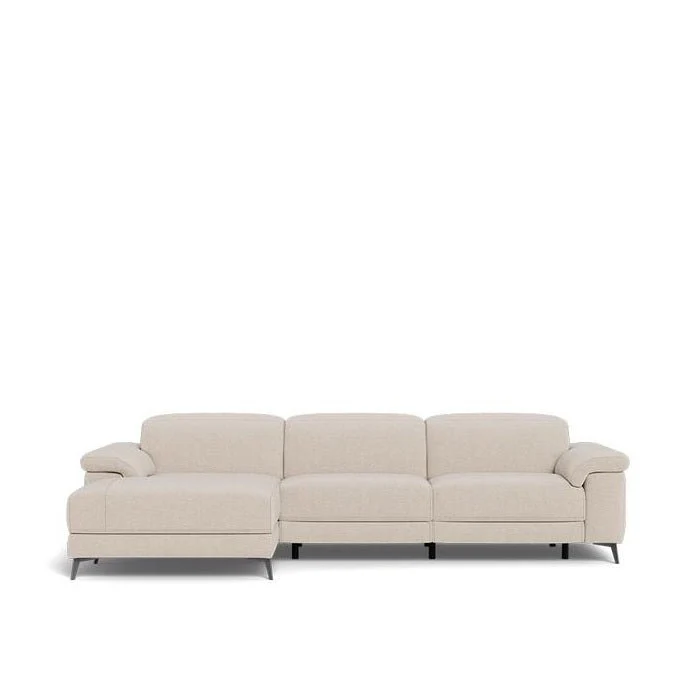 Tate 3 Seater Power Reclining Sofa with Chaise in Fabric - Image 4