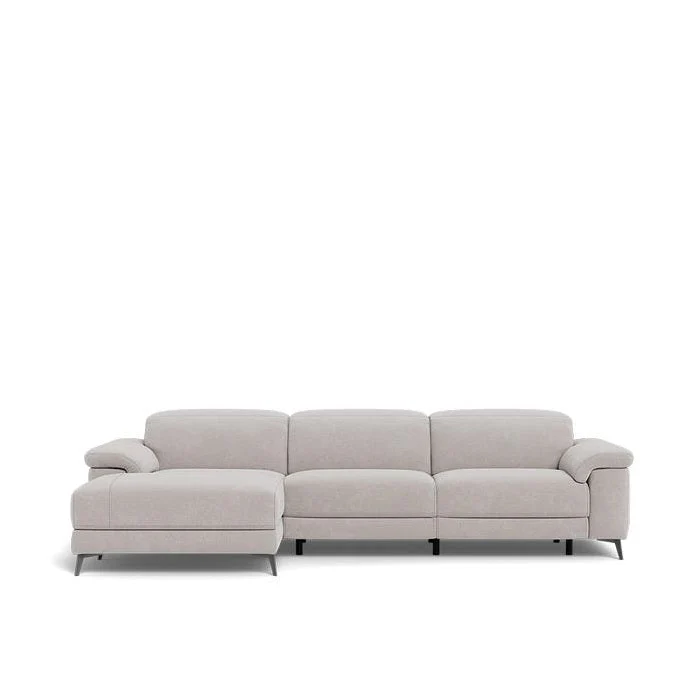 Tate 3 Seater Power Reclining Sofa with Chaise in Fabric - Image 8
