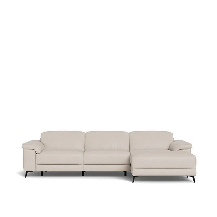 Tate 3 Seater Power Reclining Sofa with Chaise in Leather - Image 15