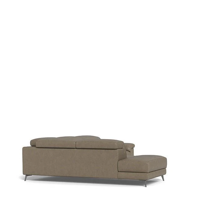 Tate 3 Seater Power Reclining Sofa with Chaise in Leather - Image 29