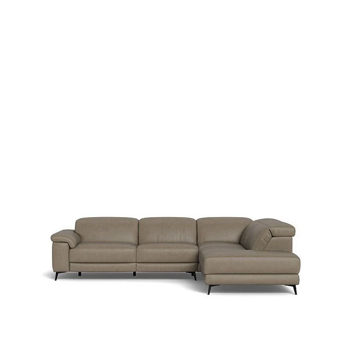 Tate 3 Seater Power Reclining Sofa with Corner Chaise RHF in Leather - Image 4