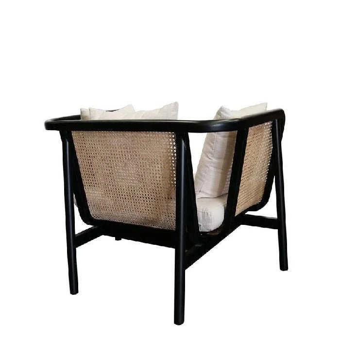 Torana Armchair - Black Sungkai wood - Image 2