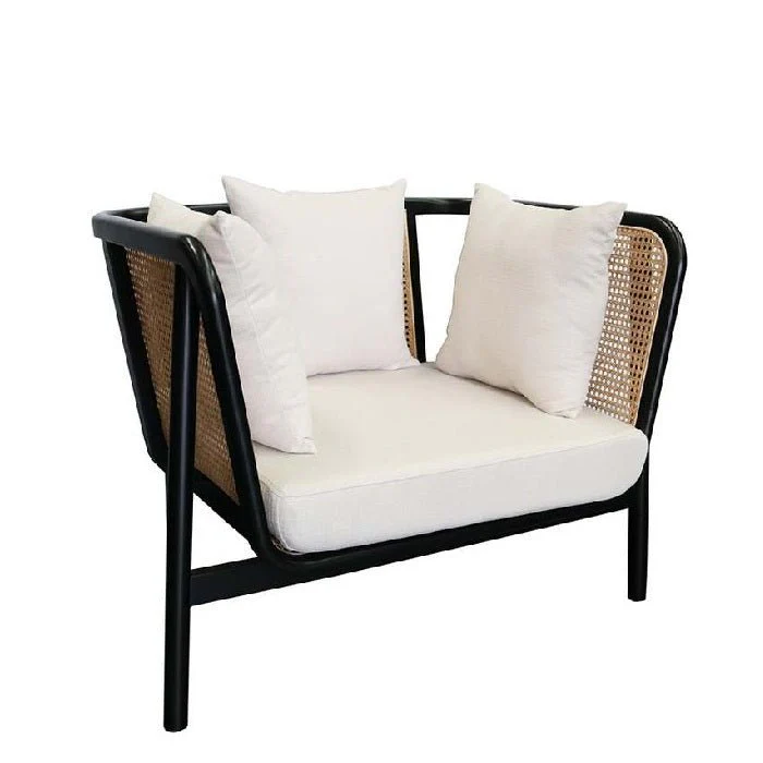Torana Armchair - Black Sungkai wood - Image 3