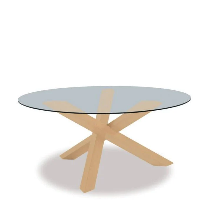 Tripod Dining Table - Oak Base - 1500dia - Image 6