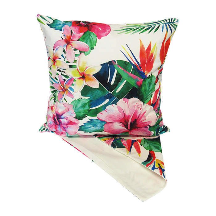 Tropical Flowers Cushion - Image 2