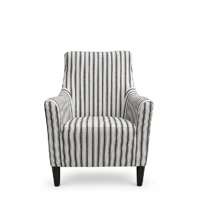 Tyler Stripe Tub Chair – Classic Linen Comfort