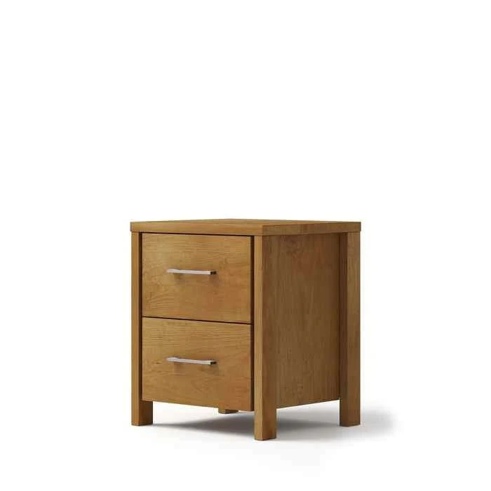 Vegas 2 Drawer Bedside  - Pine - Image 2
