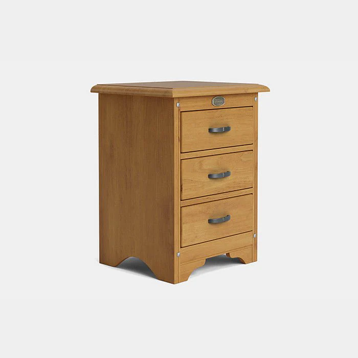 Villager Bedside 3 Drawer - Image 9