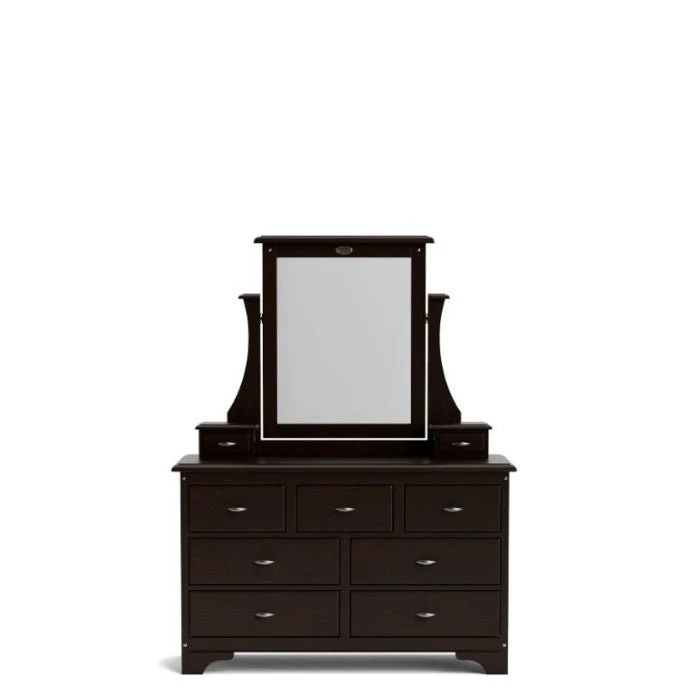 Villager Dresser & Mirror 9 Drawer - Image 2