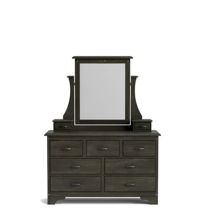 Villager Dresser & Mirror 9 Drawer - Image 3