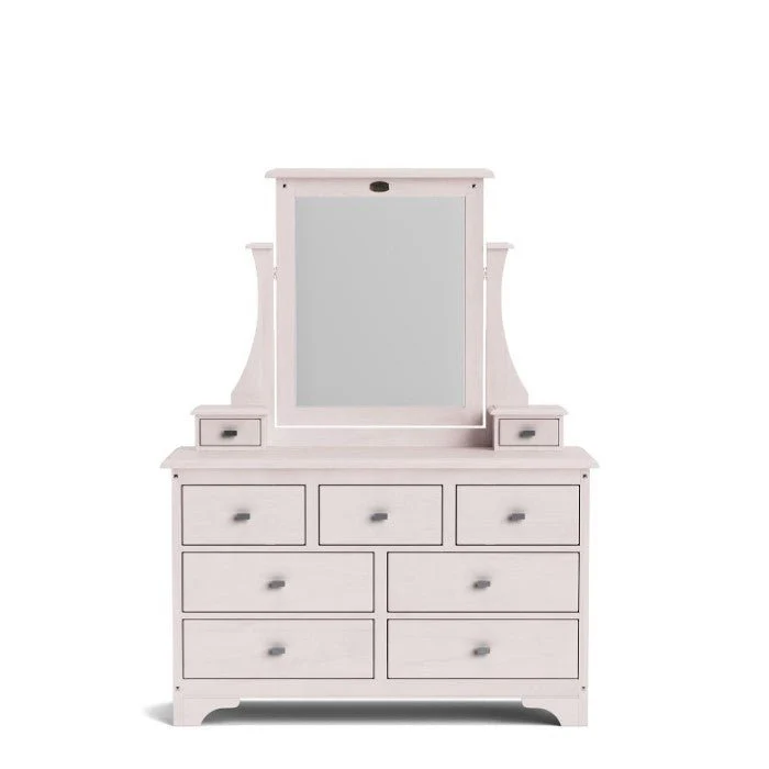 Villager Dresser & Mirror 9 Drawer - Image 8