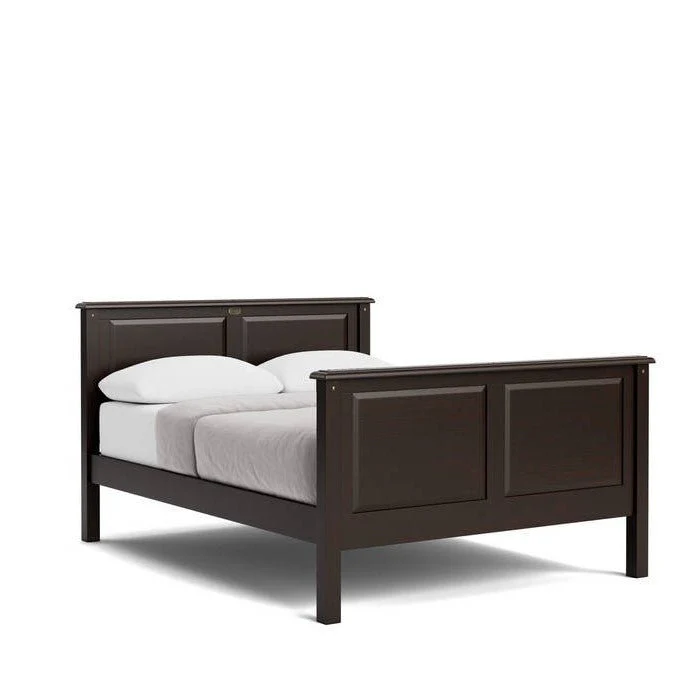 Villager Slatframe with Panelled headboard - High Foot - Image 2