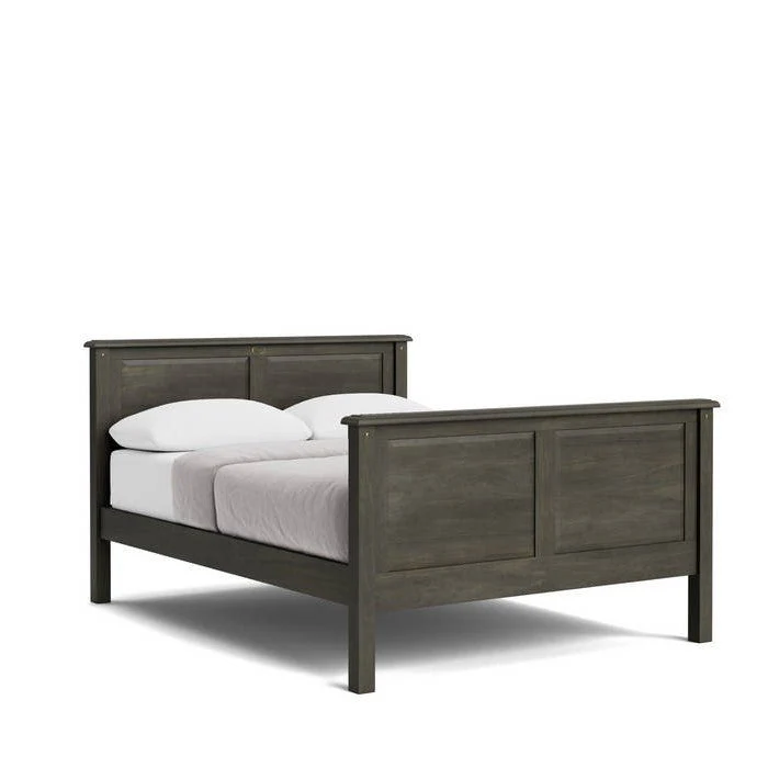 Villager Slatframe with Panelled headboard - High Foot - Image 3