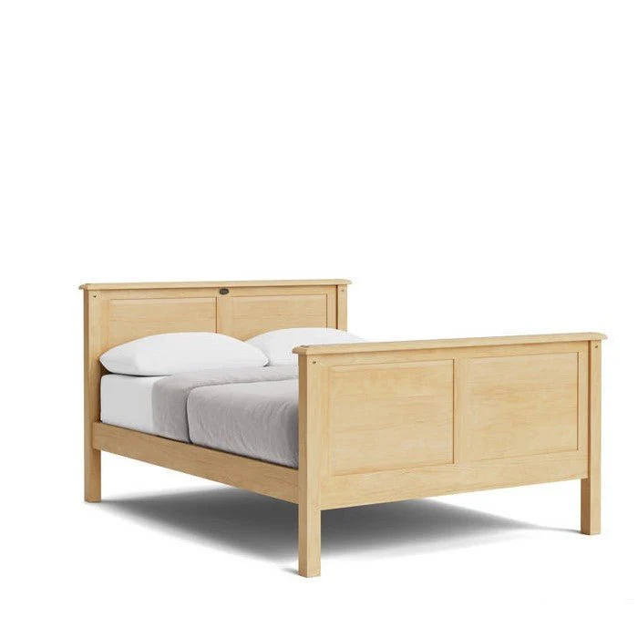 Villager Slatframe with Panelled headboard - High Foot - Image 4