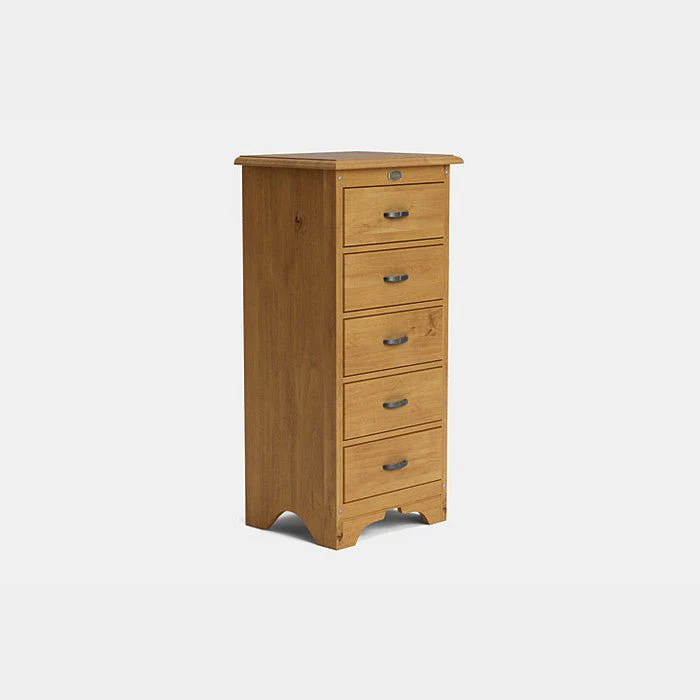 Villager Tallboy 5 Drawer - Pine - Image 11