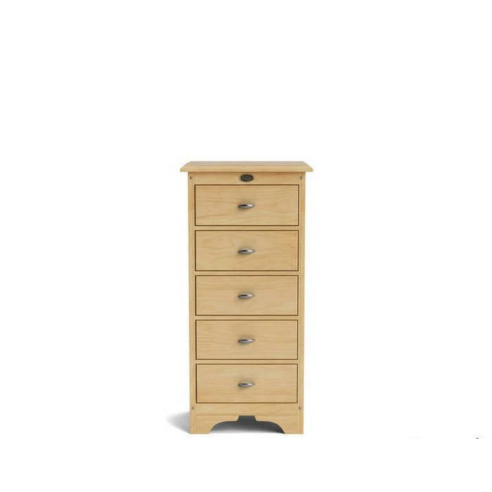 Villager Tallboy 5 Drawer - Pine - Image 4