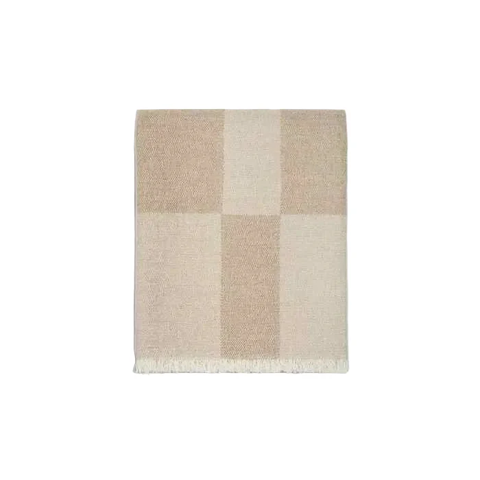 Winton Coral Throw (Wool/Cotton Mix) - Image 2