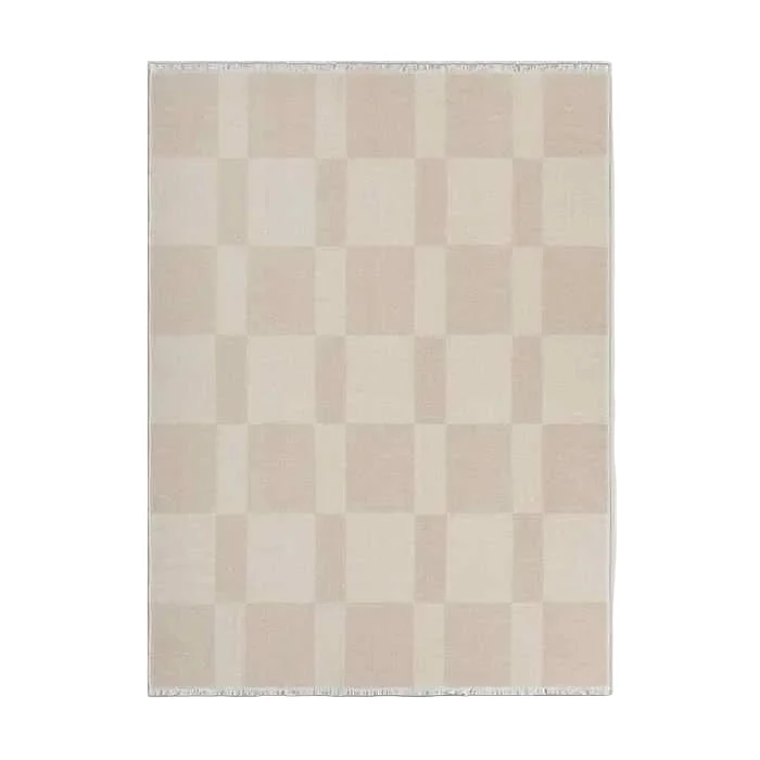 Winton Coral Throw (Wool/Cotton Mix) - Image 4