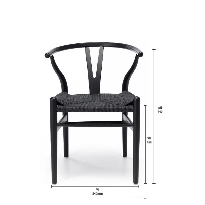 Wishbone Dining Chair - crafted in Oak - Image 17