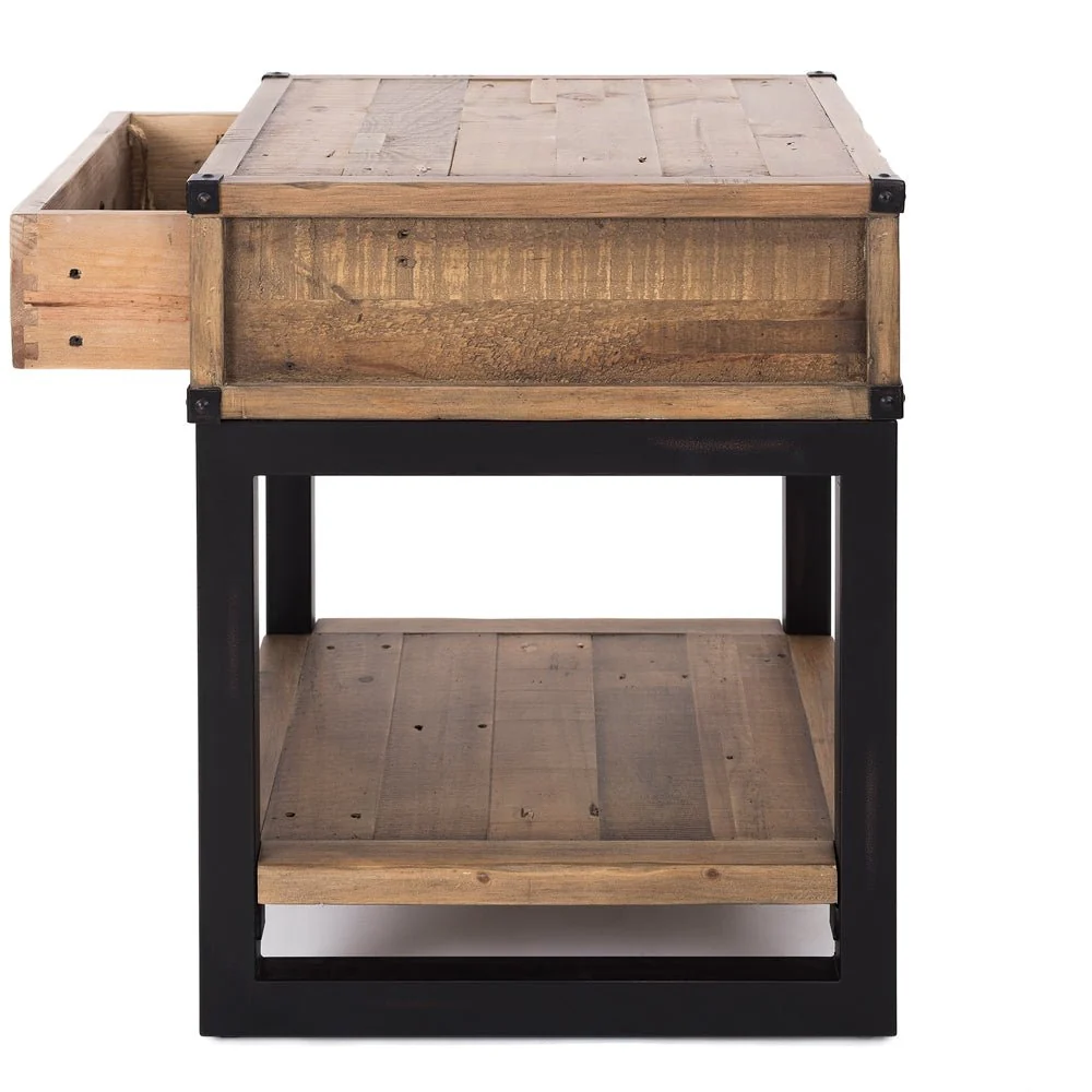 Woodenforge Side Table - reclaimed wood - Image 3