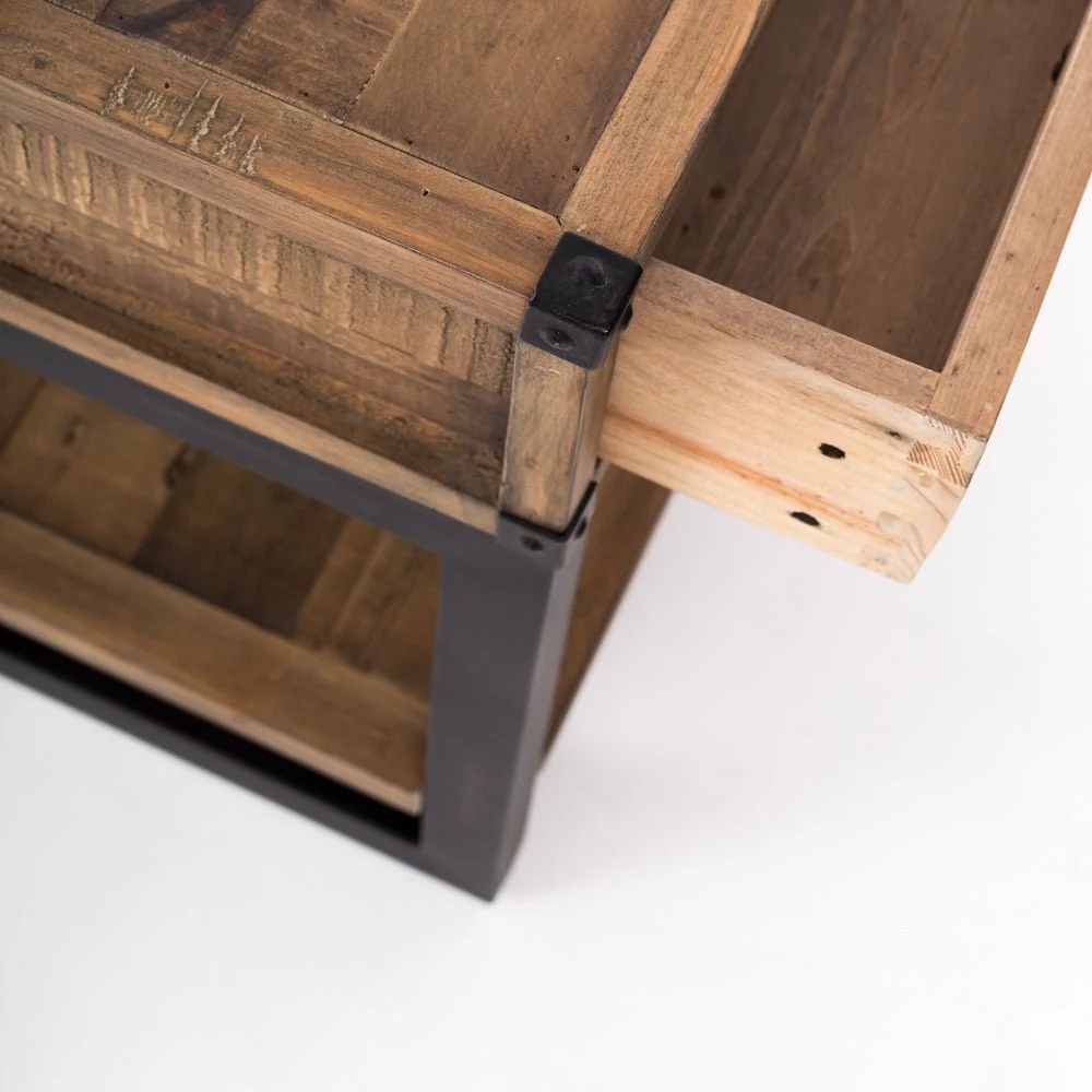 Woodenforge Side Table - reclaimed wood - Image 5