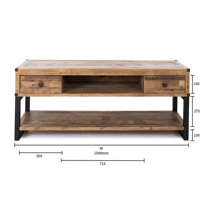 Woodenforge TV Cabinet - 1500w - Image 6
