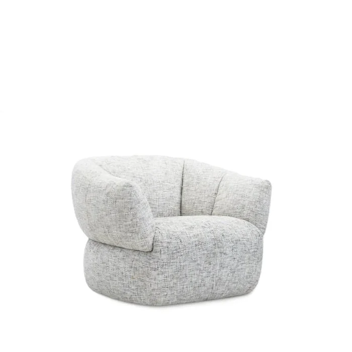 Xano Swivel Chair - Faux Fur for a touch of luxury - Image 3