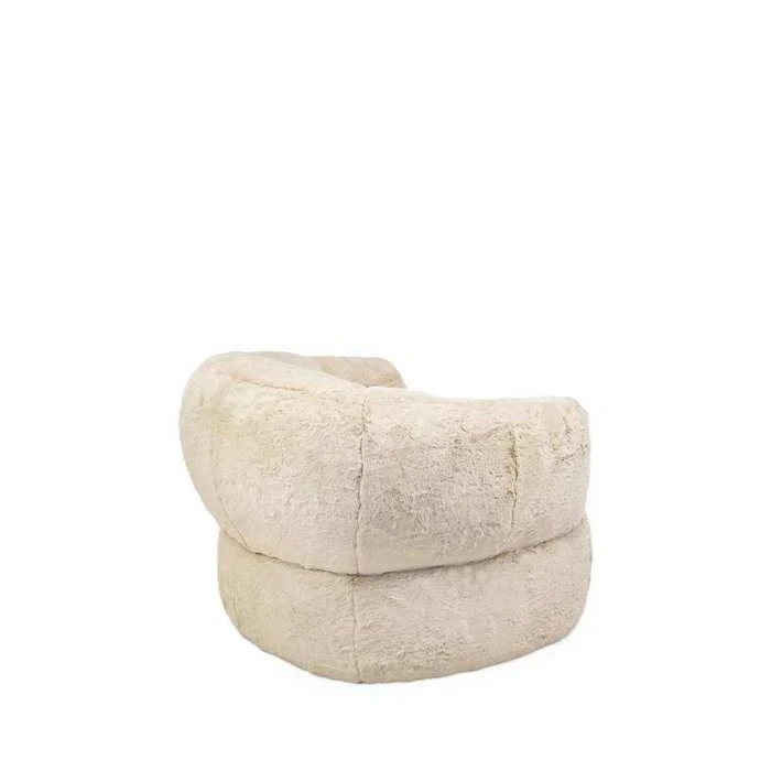 Xano Swivel Chair - Faux Fur for a touch of luxury - Image 5