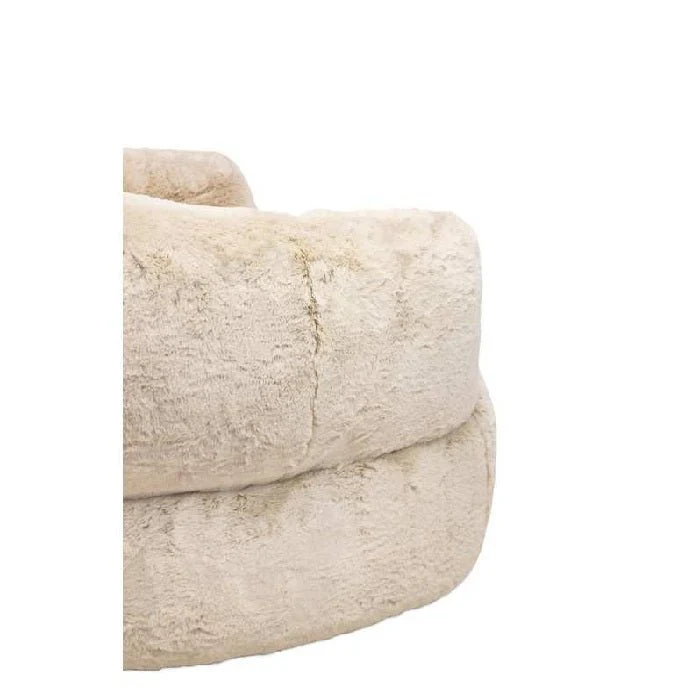 Xano Swivel Chair - Faux Fur for a touch of luxury - Image 6